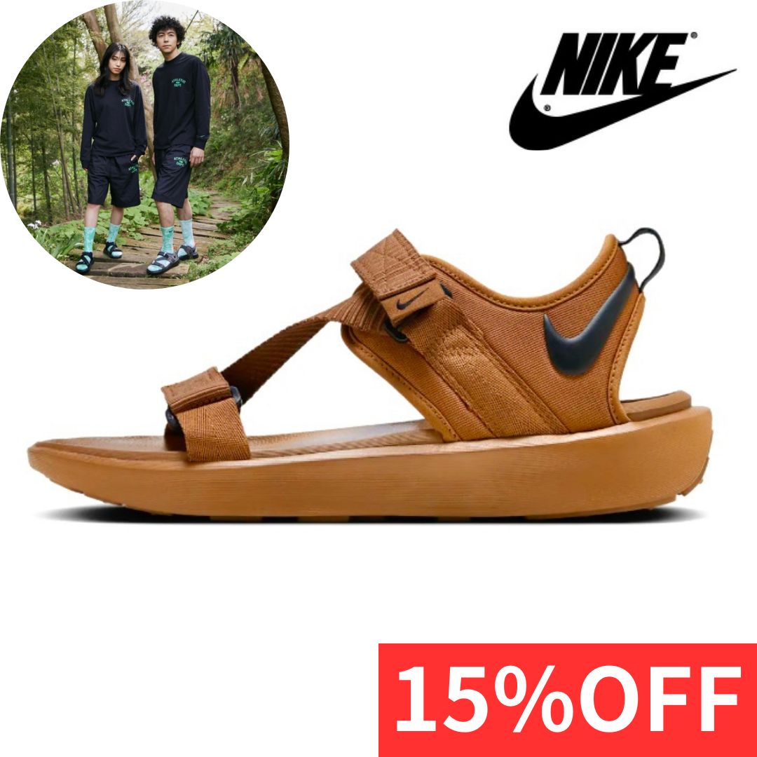 新品‼️ナイキ 定価7,370円 DJ6605 201 ナイキ ビスタサンダル NIKE VISTA SANDAL ライトブリティッシュタン/ライトブリティッシュタン/ブラック 軽量 スポーツサンダル 自然 アウトドア 川遊び 街歩き お出掛け  27cm