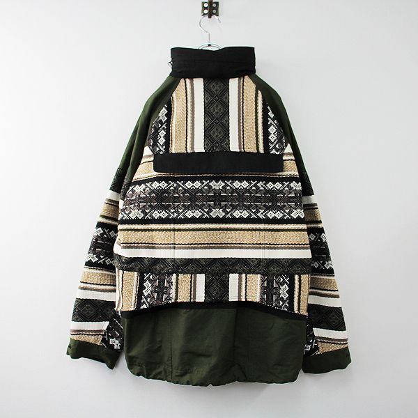 定価14.8万 2022SS sacai サカイ 22-02745M Rug Jacquard Blouson ラグ