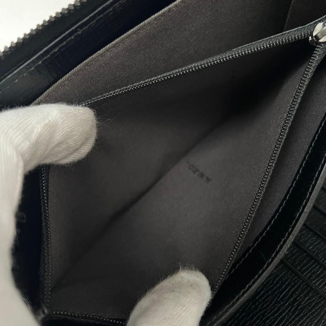 ◇レア美品◇フェンディ　ズッカ柄オーガナイザー　ブラック　PVC 長財布 フェンディ ズッカ柄オーガナイザー ブラック PVC 長財布 WWW_SSLDF_COM