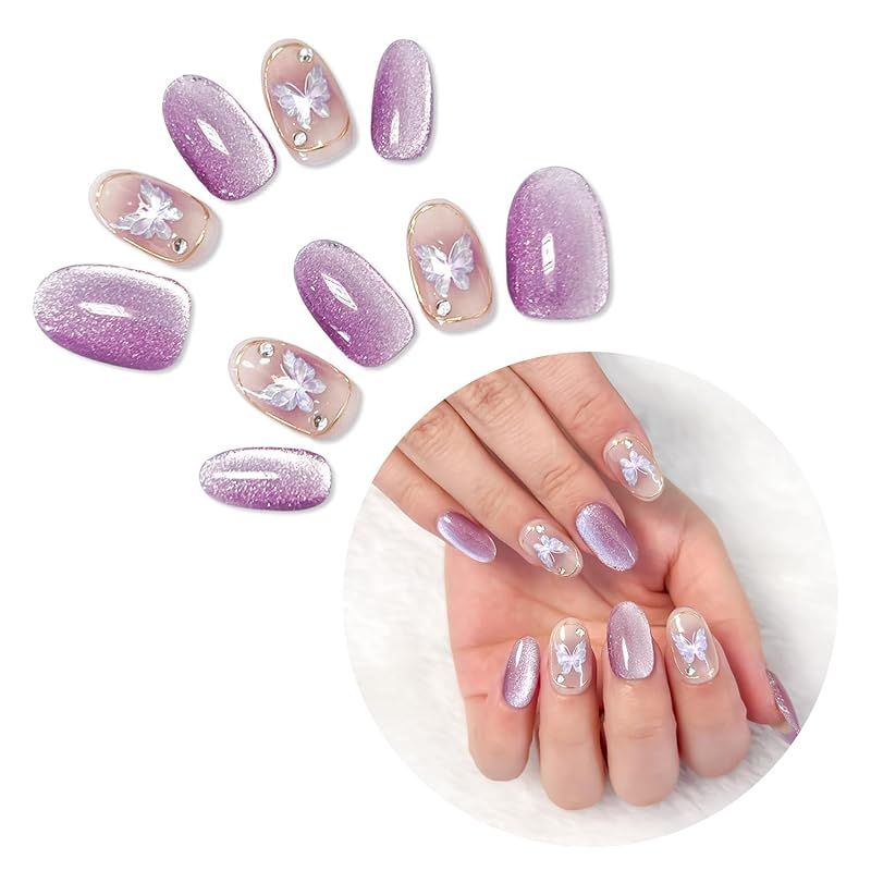 SoraraBeauty ネイルチップ 100%ハンドメイド 貼るだけネイル ジェルネイル ネイルシール セルフネイル ネイルステッカー おうちネイル ネイルデザイン セルフネイル (マルチカラーA01, S) 0