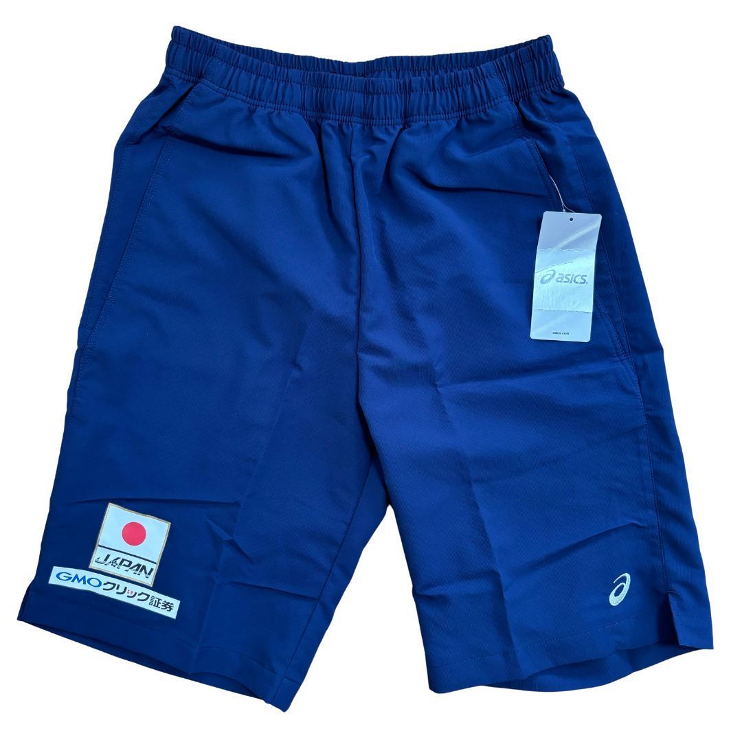 新品】クロスハーフパンツ Mサイズ トレーニングウェア ネイビー