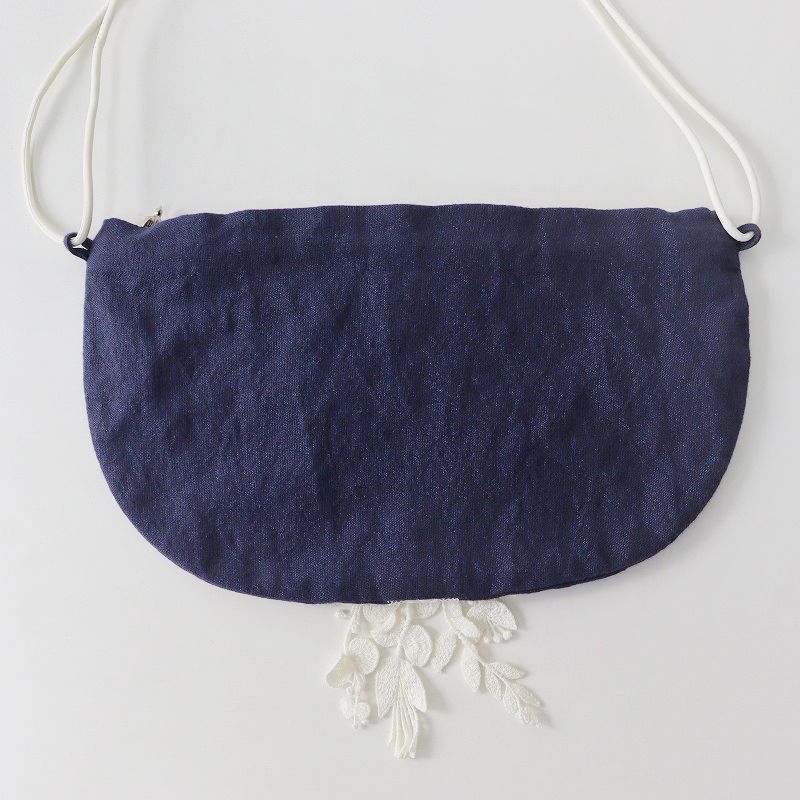 ミナペルホネン ショルダーバッグ クッペバッグ ネイビー フォレスト