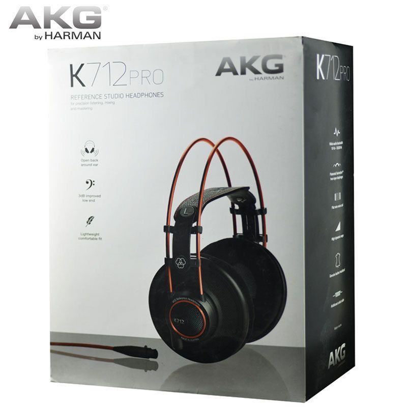 新品 未開封 AKG K712PRO 開放型モニターヘッドホン オープンエアー型 大型 イヤーパッド 片出し 着脱式 3.5mmジャック  本皮製ヘッドバンド トレートケーブル カールコード - メルカリ