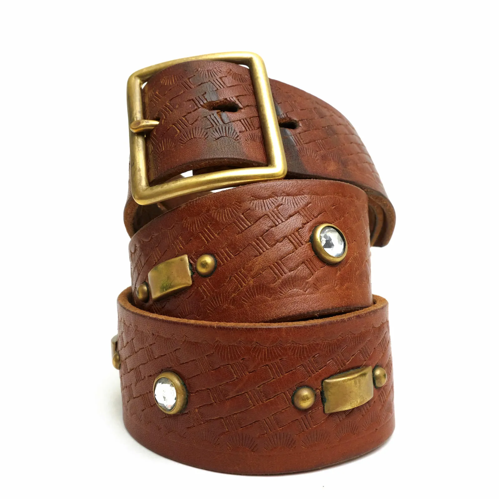 GLAD HAND グラッドハンド ダブルリング キャンバスベルト ロゴ入り GLAD HAND グラッドハンド ダブルリング キャンバスベルト ロゴ入り