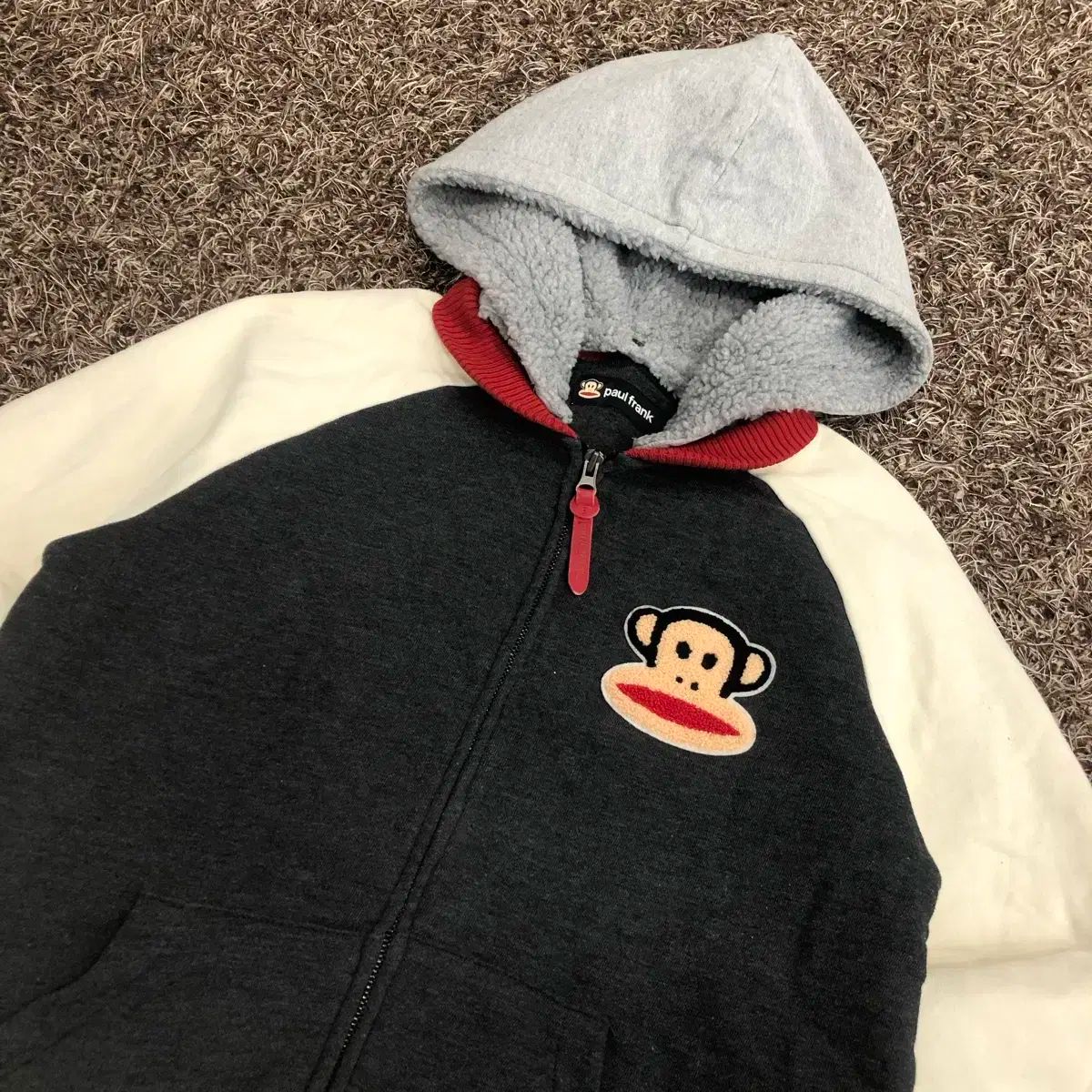 F ポールフランク スタジャン ジャケット フード取り外し