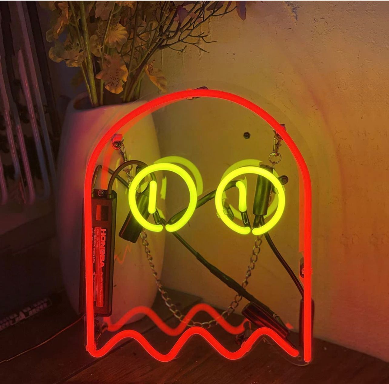 ネオンサイン かわいいゴースト NEON SIGN ハロウィン オーダーメイド 
