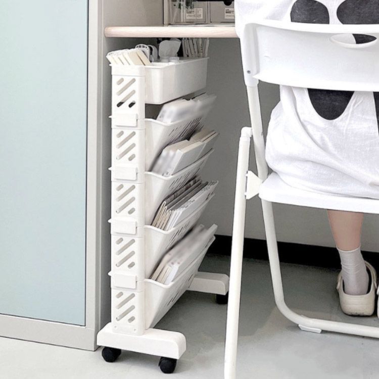 ファイルラック 本棚 5段 A4サイズ スチール製 書類収納 収納ラック