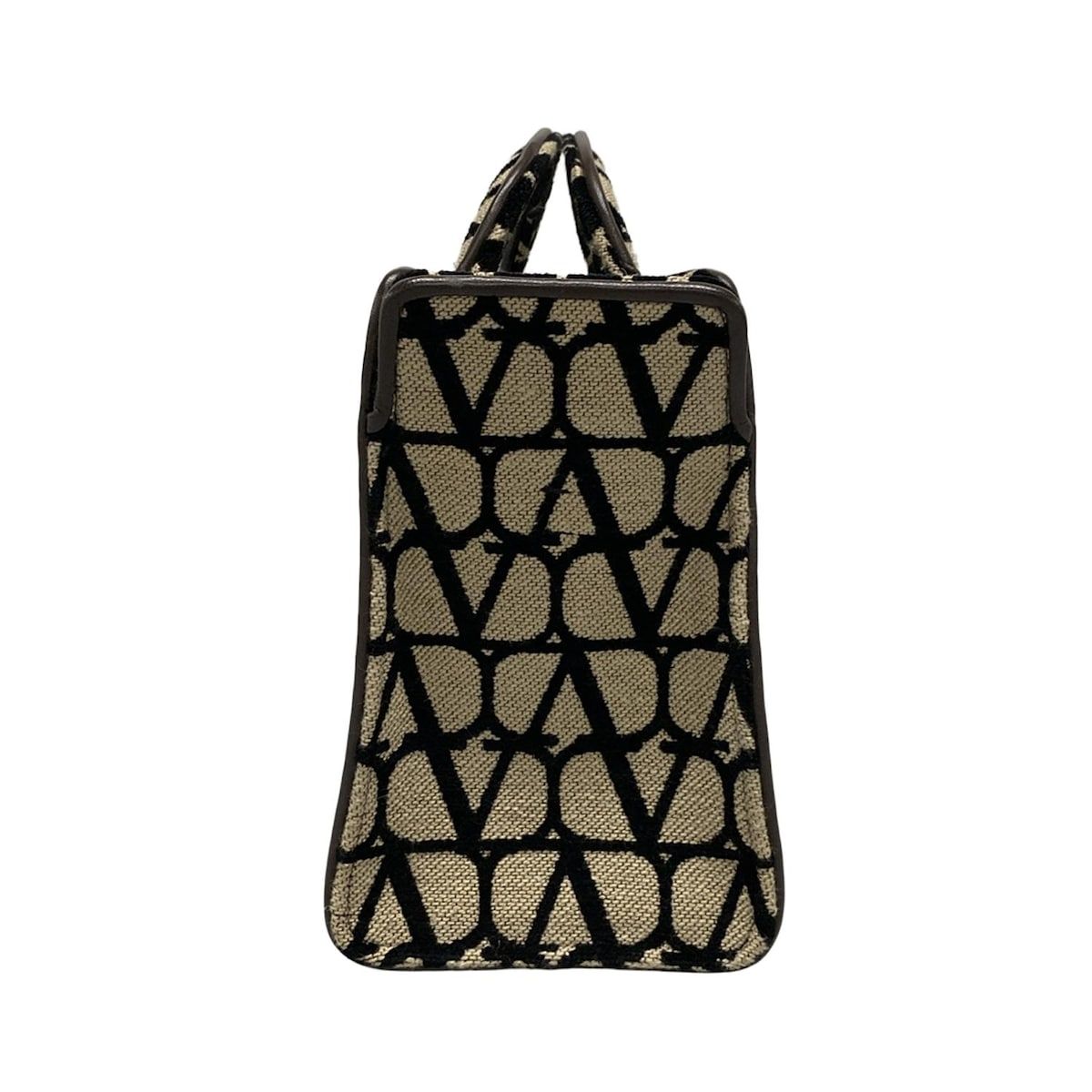 アイボリー×黒×ダークブラウン レザー