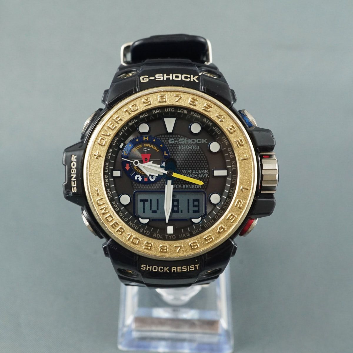 CASIO G-SHOCK 腕時計 USED品 GWN-1000F GULF MASTER ガルフ