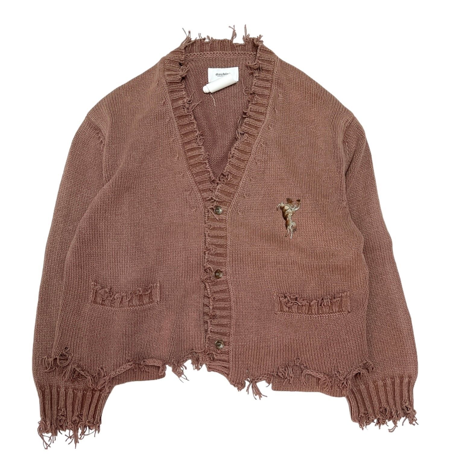 doublet　23SS Overasized Cut Off Cardigan