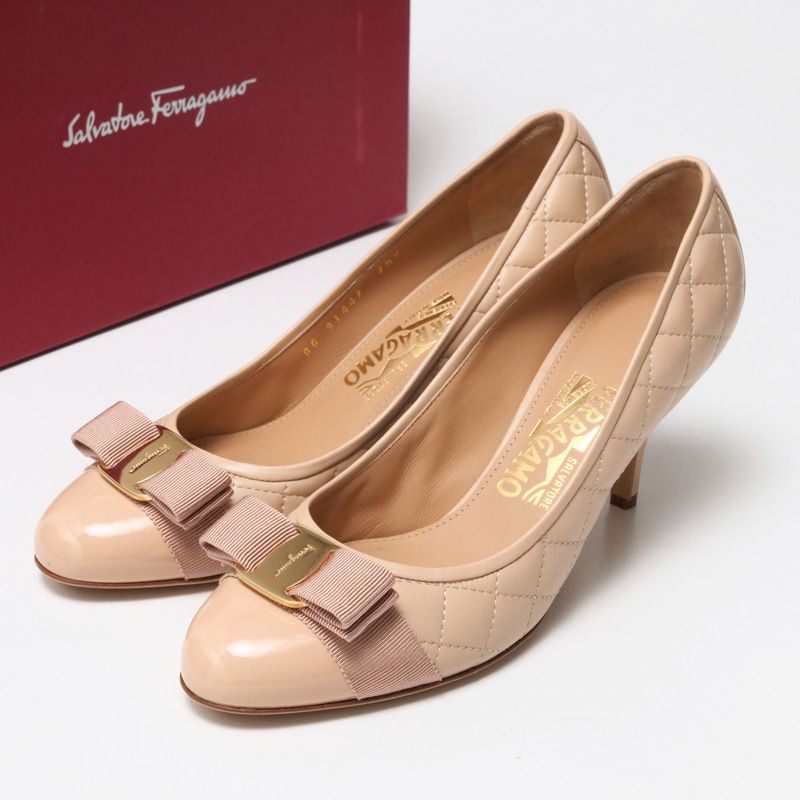 未使用品 Salvatore Ferragamo サルヴァトーレフェラガモ パンプス CARLA70  【古着】【中古】【送料無料】20240903/RA0999 - メルカリ