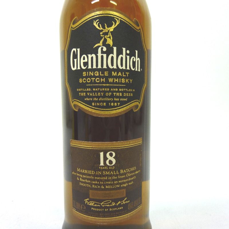 ウイスキーグレンフィディック 18年 ベビーボトル 200ml - メルカリ