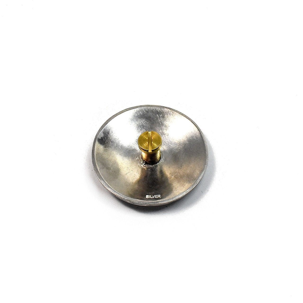 085 ハンドメイド 38mm 真鍮 梵字 コンチョ オリジナルコンチョ 単品 スモールコンチョ 真鍮