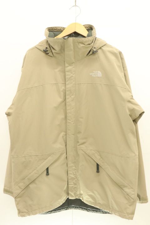 【中古】 THE NORTH FACE メンズマウンテンパーカー L マウンテンパーカー THE NORTH FACE L ベージュ 肌色 ロゴ