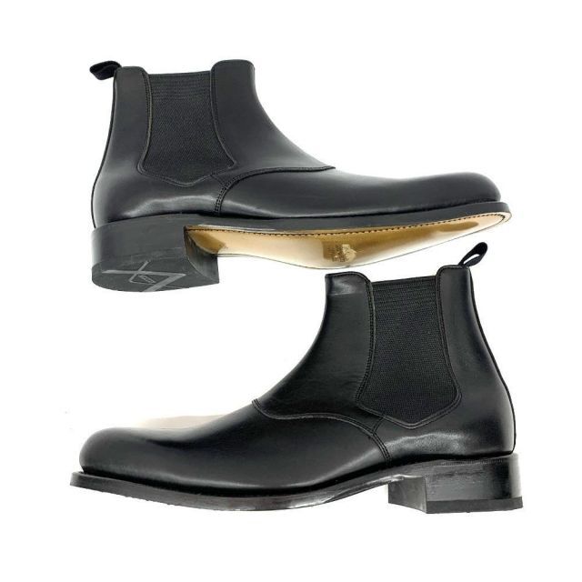 REGAL(リーガル) サイドゴアブーツ 25.0cm Y824 レザー ブラック