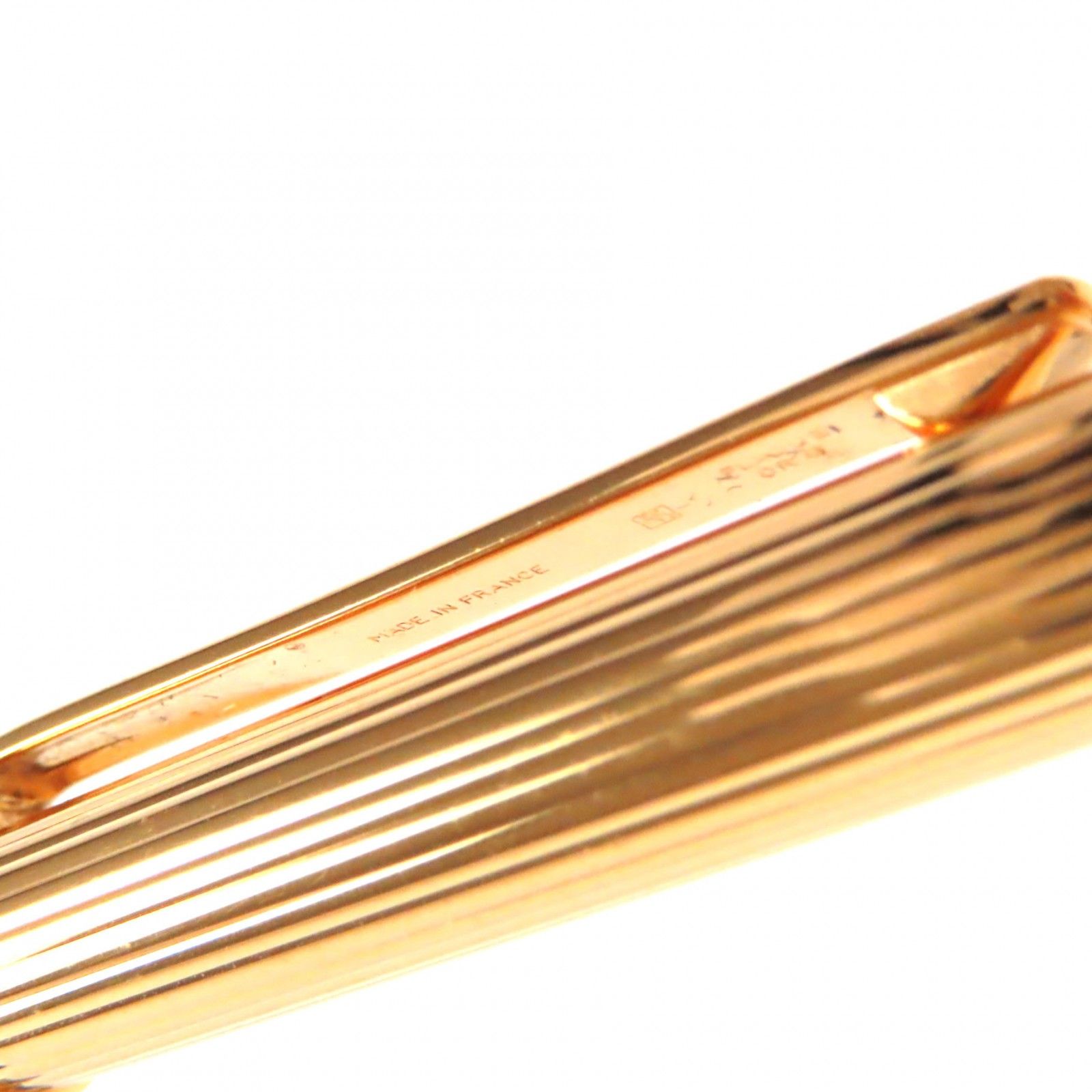 must de Cartier カルティエ ボールペン ゴールドカラー ツイスト 美品▽Cartier カルティエ マスト ドゥ カルティエ ストライプ柄