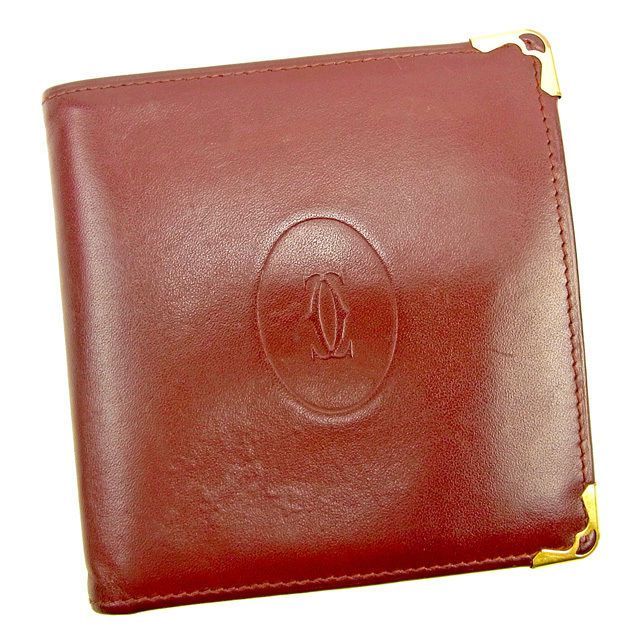 カルティエ 二つ折り 財布 ボルドー ゴールド レザー マストライン 楽天市場】Cartier カルティエ マストライン マスト ドゥ