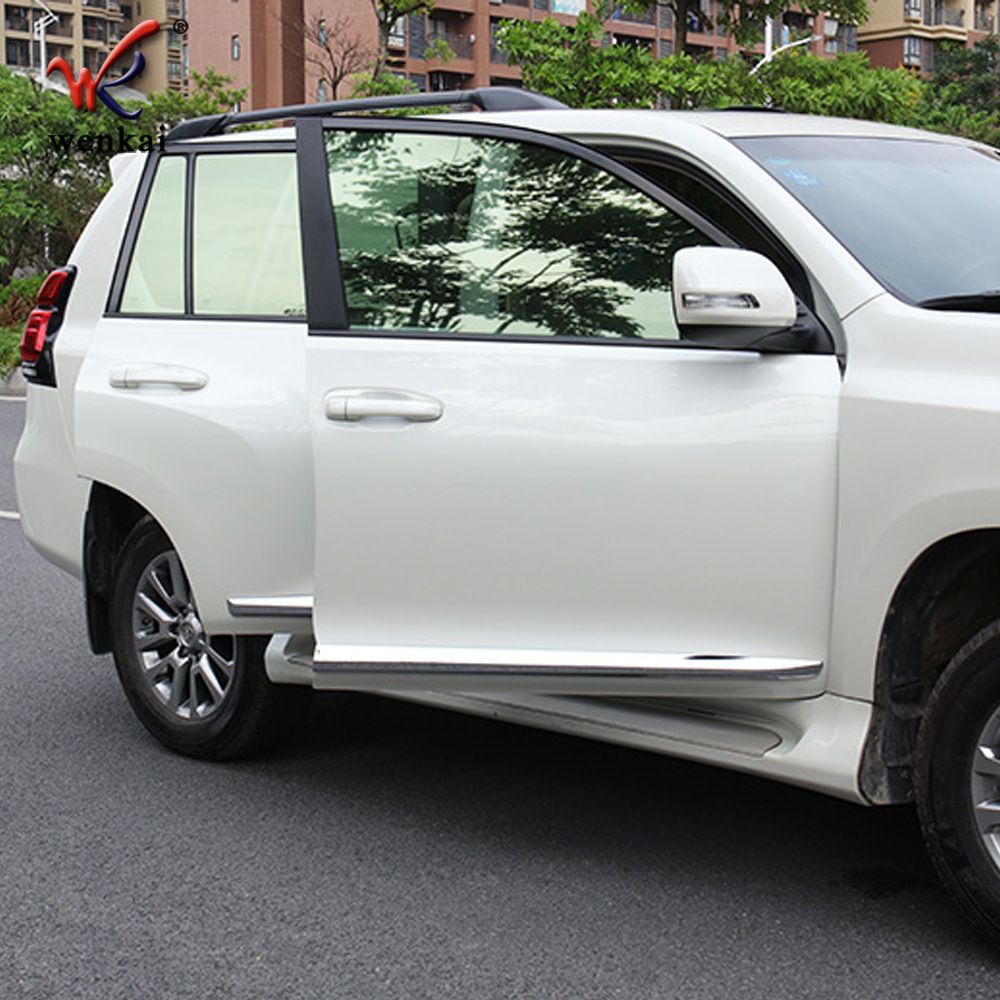 トヨタ プラド バダオ 電鍍 車体保護ドアモール 4枚セット 外装デコレーションパーツ