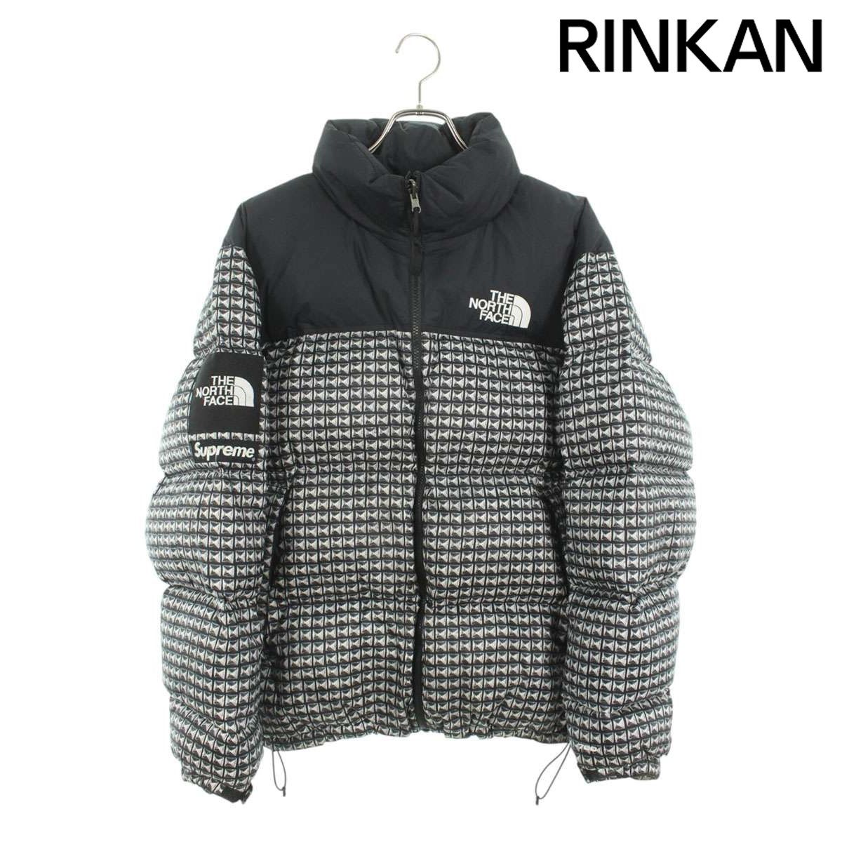 シュプリーム ×ノースフェイス THE NORTH FACE  21SS  Studded Nuptse Jacket スタッドヌプシダウンジャケット メンズ M