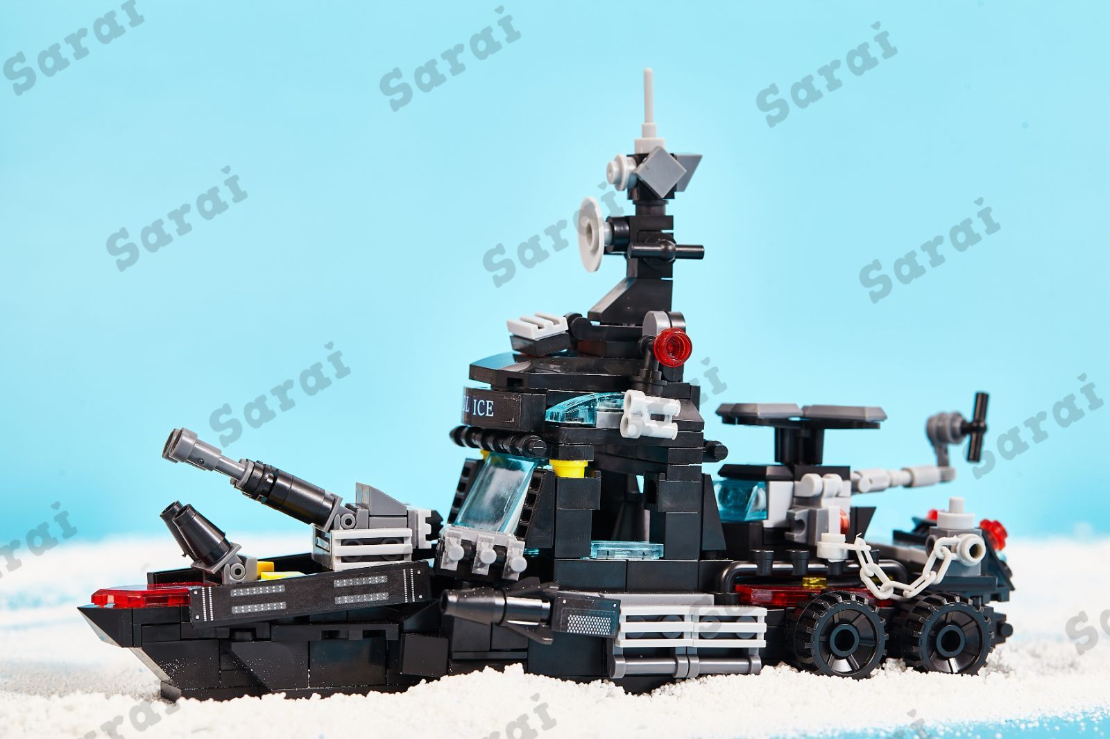 LEGO レゴ 互換 ブロック SWAT 警察 特殊部隊 戦艦 戦闘船 ミニフィグ ...