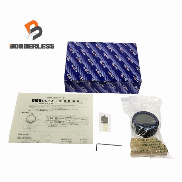 ♥品 TECLOCK テクロック DMD-2100A デジタルデプスゲージ 高精度 測定器 工具
