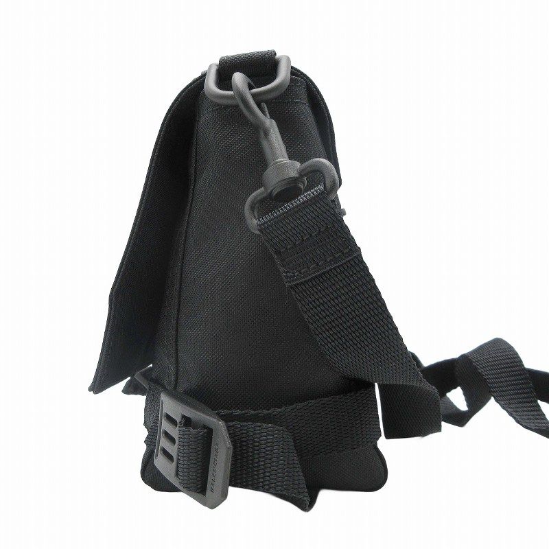 美品】BALENCIAGA ボディバッグ アーミー メンズ ブラック BALENCIAGA