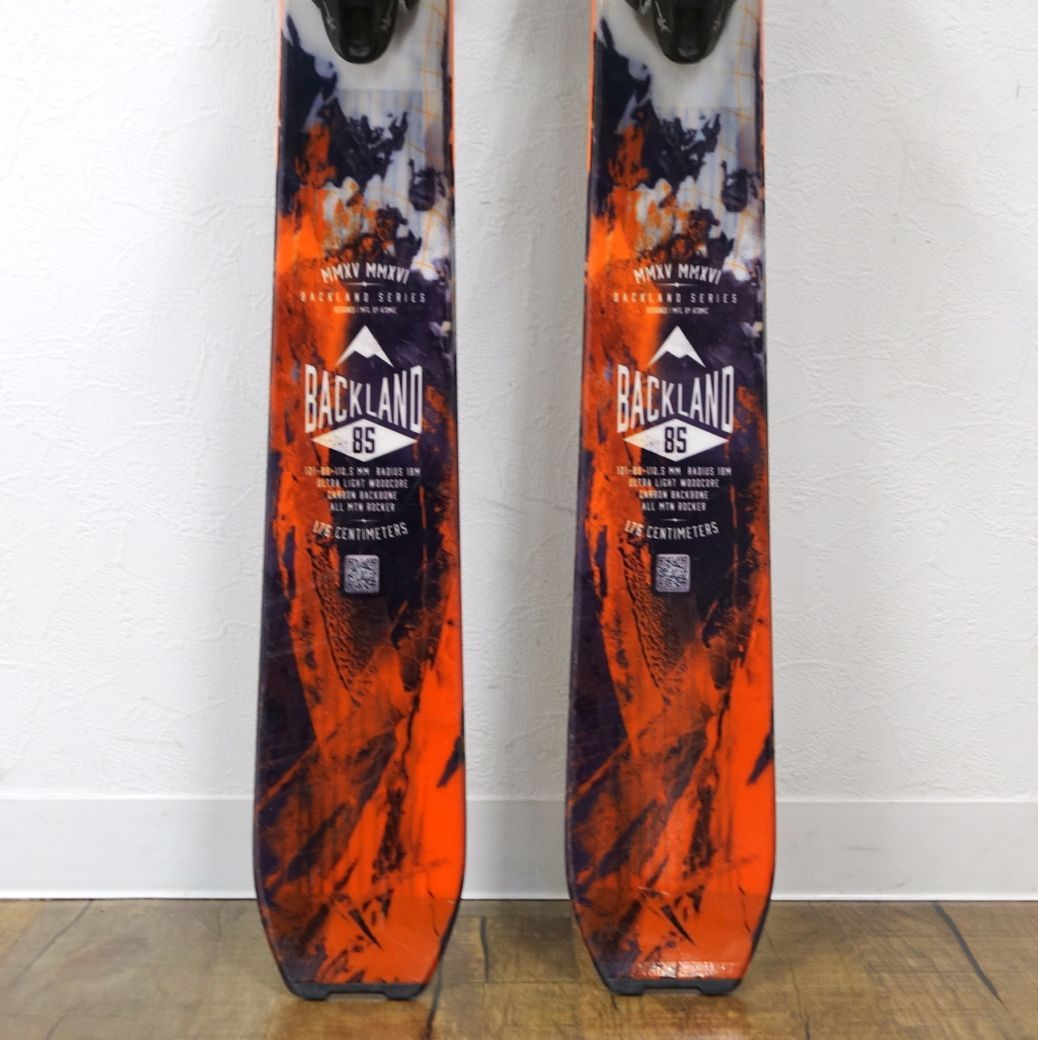 アトミック ATOMIC BACKLAND85 176cm ツアー ビンディング MARKER Baron12 山スキー バックカントリー アウトドア アトミック ATOMIC BACKLAND85 176cm ツアー ビンディング