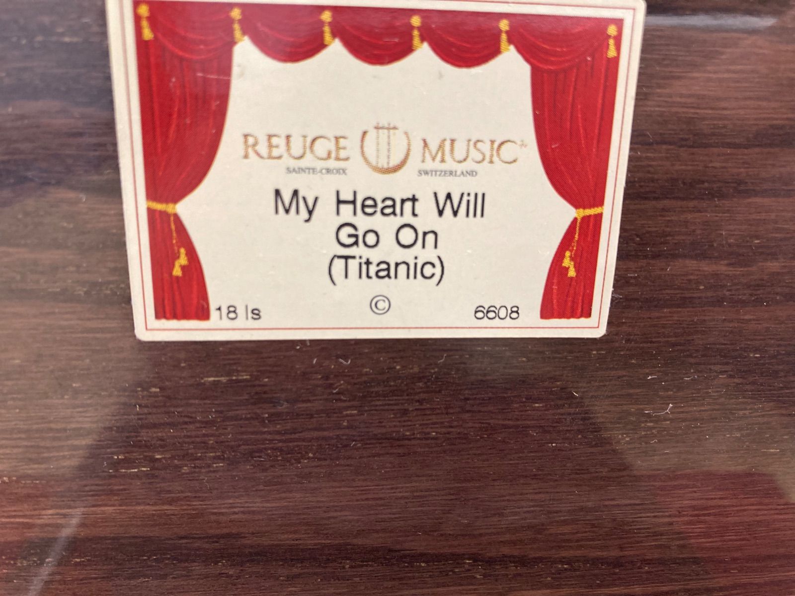 希少アンティークオルゴール REUGE MUSIC My Heart Will Go on