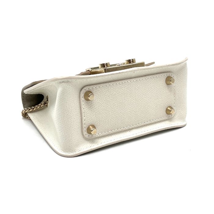 【中古】良品 FURLA フルラ メトロポリス レザー チェーン ショルダー バッグ eH0867N 中古】良品 FURLA フルラ メトロポリス レザー チェーン ショルダー