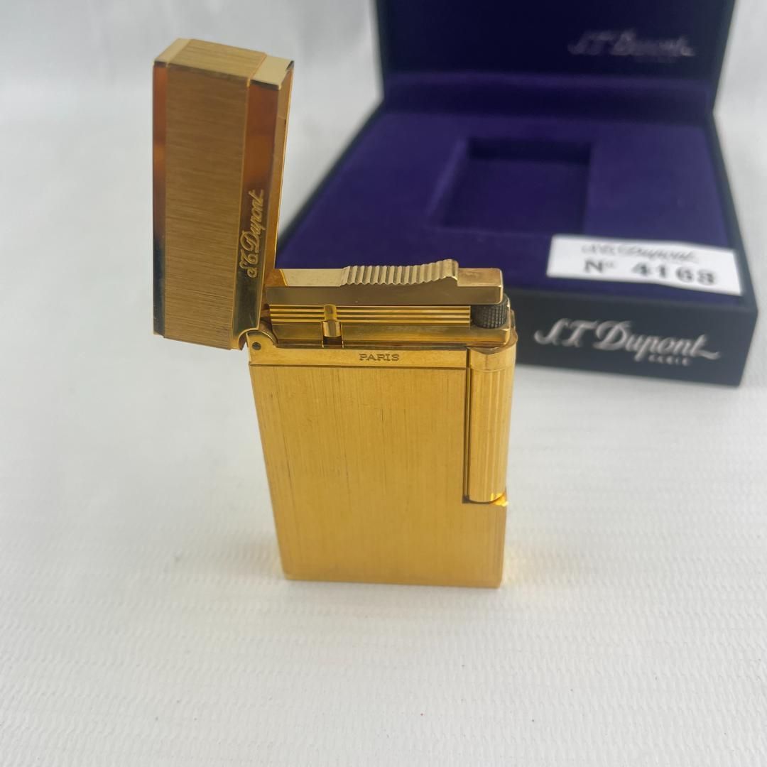 極美品】S.T.Dupont デュポン ガスライター 16851ゴールド - メルカリ