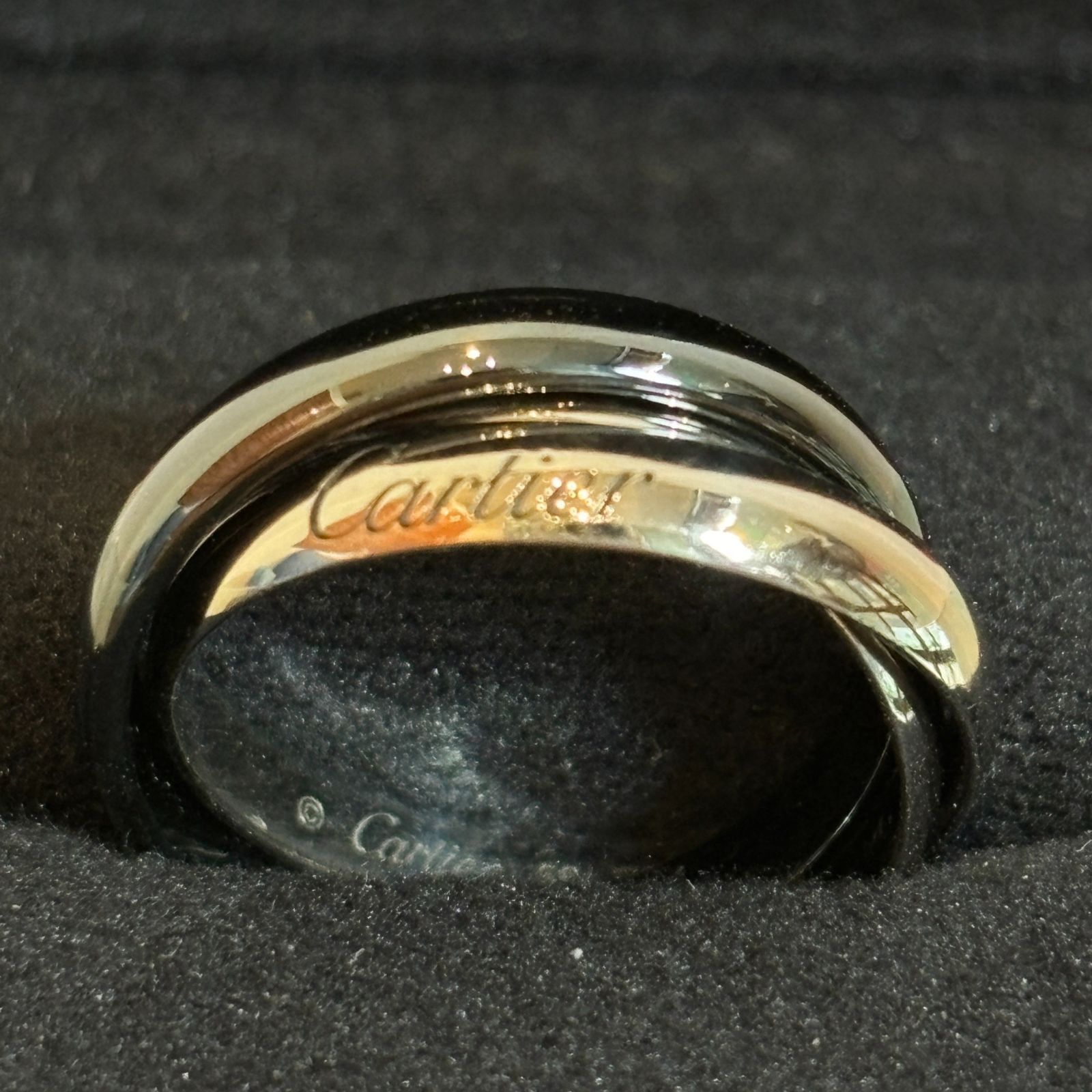【新品仕上げ】Cartierカルティエ トリニティ リング 11号 6088 CARTIER】カルティエ トリニティ スリーバングルズ リング・指輪