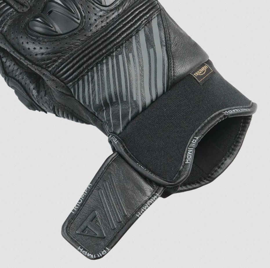 TRIUMPH トライアンフ Bullet Leather Gloves 黒 Mサイズ - メルカリ