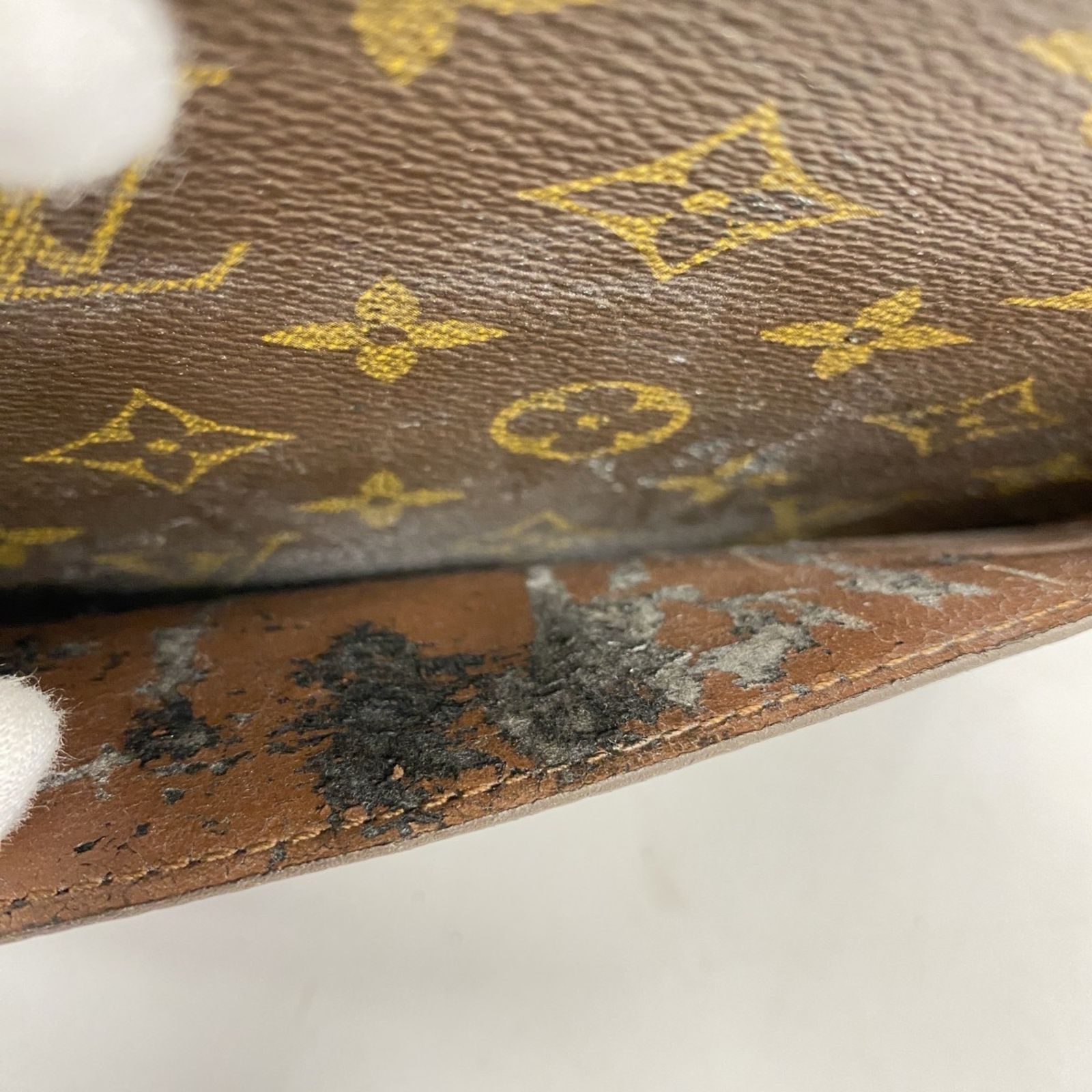 ルイ・ヴィトン(Louis Vuitton) ルイ・ヴィトン クラッチバッグ モノグラム ポシェットオム M51795 ブラウンメンズ レディース -  メルカリ