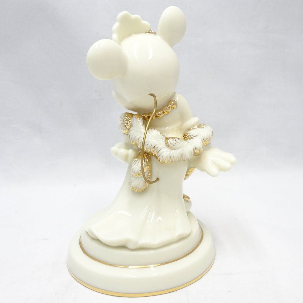 オブジェ レノックス LENOX 置物 ディズニー ミニー オブジェ ホワイト ゴールド/048388【中古】 レノックス LENOX 置物 ディズニー ミニー オブジェ ホワイト