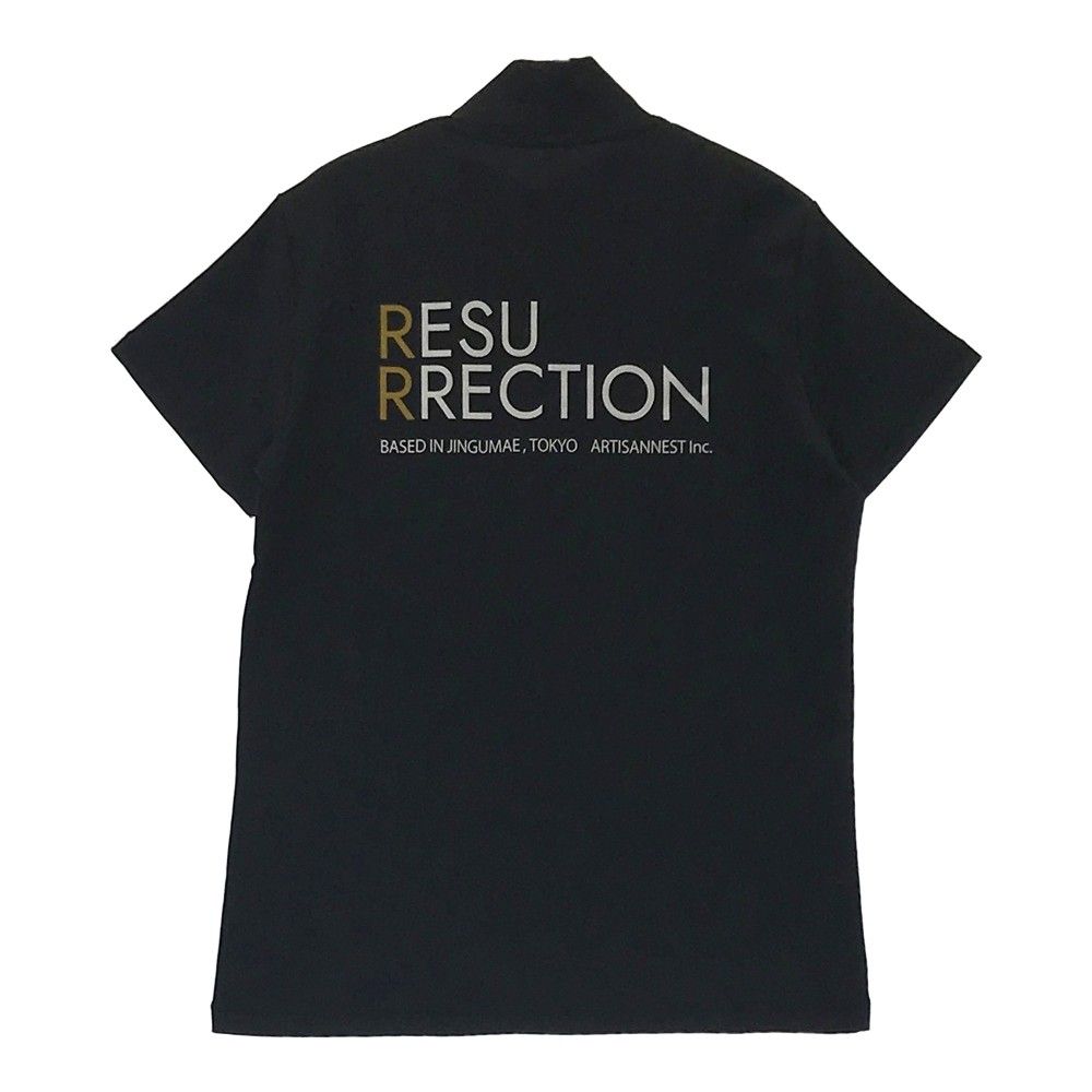 サイズ：M RESURRECTION レザレクション  半袖ポロシャツ  ブラック系 [240101481869] ゴルフウェア レディース ストスト サイズ：M RESURRECTION レザレクション 半袖ポロシャツ
