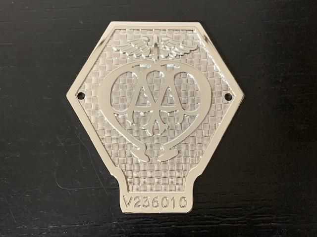 AA グリルバッジ カーバッジ 商用車用 BMC ミニ 1967 英国製