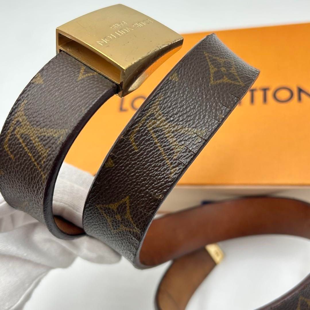 ルイヴィトン モノグラム サンチュール キャレ ベルト LOUIS VUITTON ルイヴィトン モノグラム サンチュールキャレ ベルト
