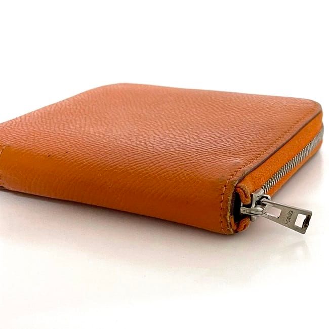 エルメス ラウンドファスナー 財布 アザップコンパクト シルクイン  