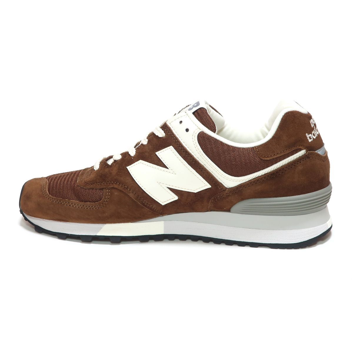ブラウンの紐無し☆NEW BALANCE OU576BRN US9 27cm BROWN SUEDE MADE