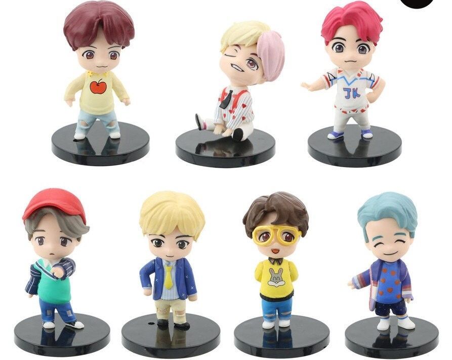 BTSフィギュア7体セットAタイプ