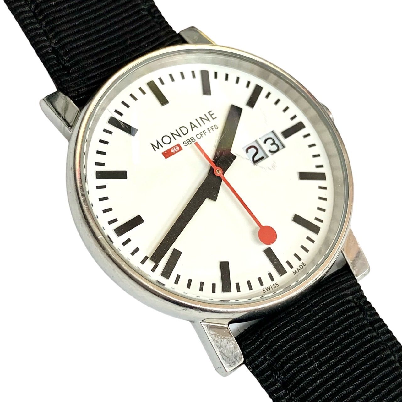 swisswatchMONDAINE モンディーン スクエア swiss watch 腕時計 稼働品 ...