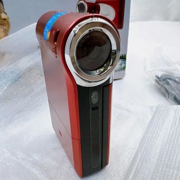 日立 リビングシステムズ HITACHI I.Mega HSC-S1 レッド コンパクト デジタル ムービーカメラ 動作確認済み