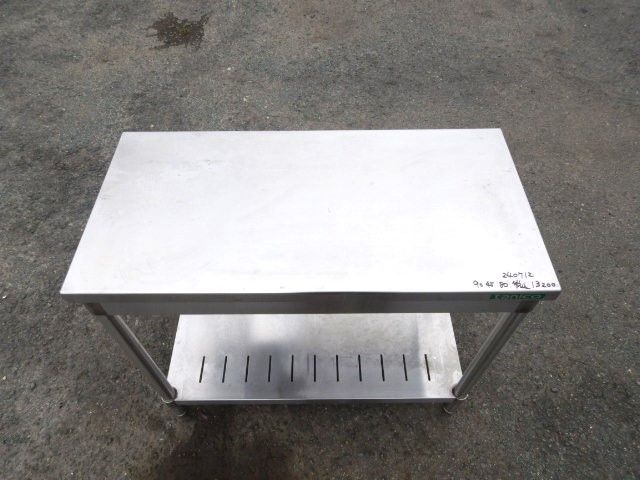 タニコー 業務用 ステンレス 作業台 W90 D45 H80cm 厨房 TX-WT-945NB 