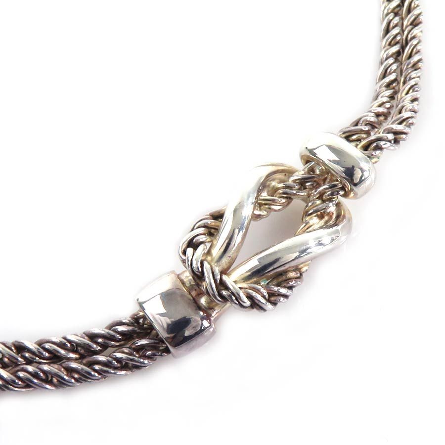ティファニー TIFFANY&Co. ネックレス ダブルロープセンターノット