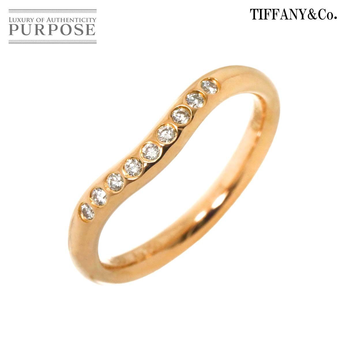 Tiffany & Co. 18K カーブドリング9.5号ゴールド リング Tiffany & Co. 18K カーブドリング9.5号ゴールド リング