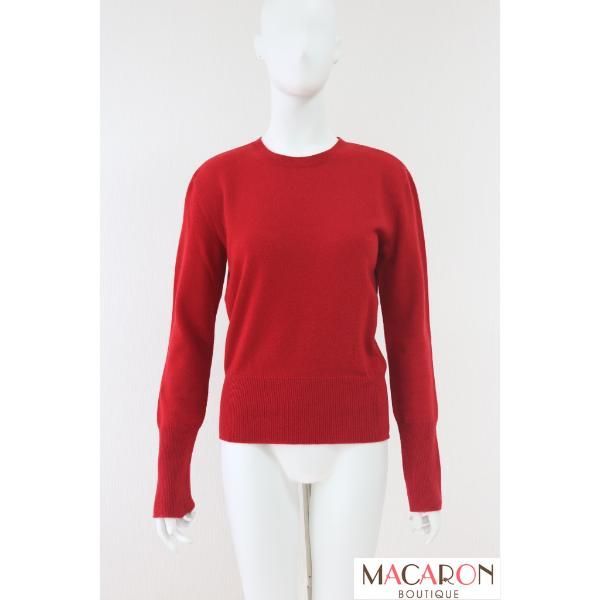 FOXEY Fロゴカシミヤニットセーター 40102 赤|レッド フォクシー