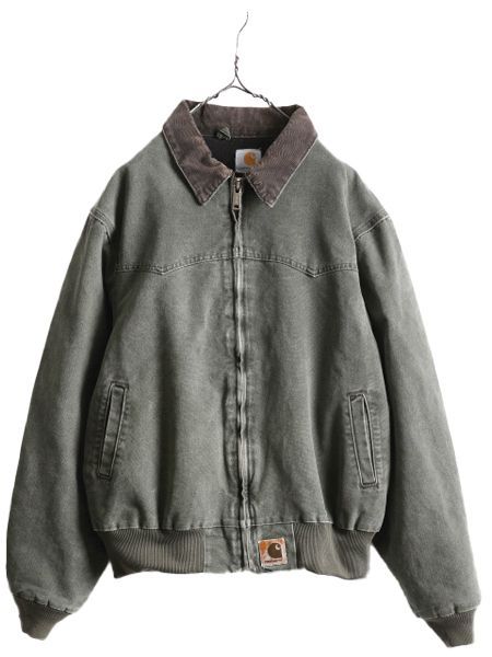 お得なクーポン配布中!】 US企画 カーハート サンタフェ ジャケット メンズ L 程 CARHARTT 中綿 ダック ブルゾン キルティング  ライナー ジャンパー モスグリーン 緑 - メルカリ