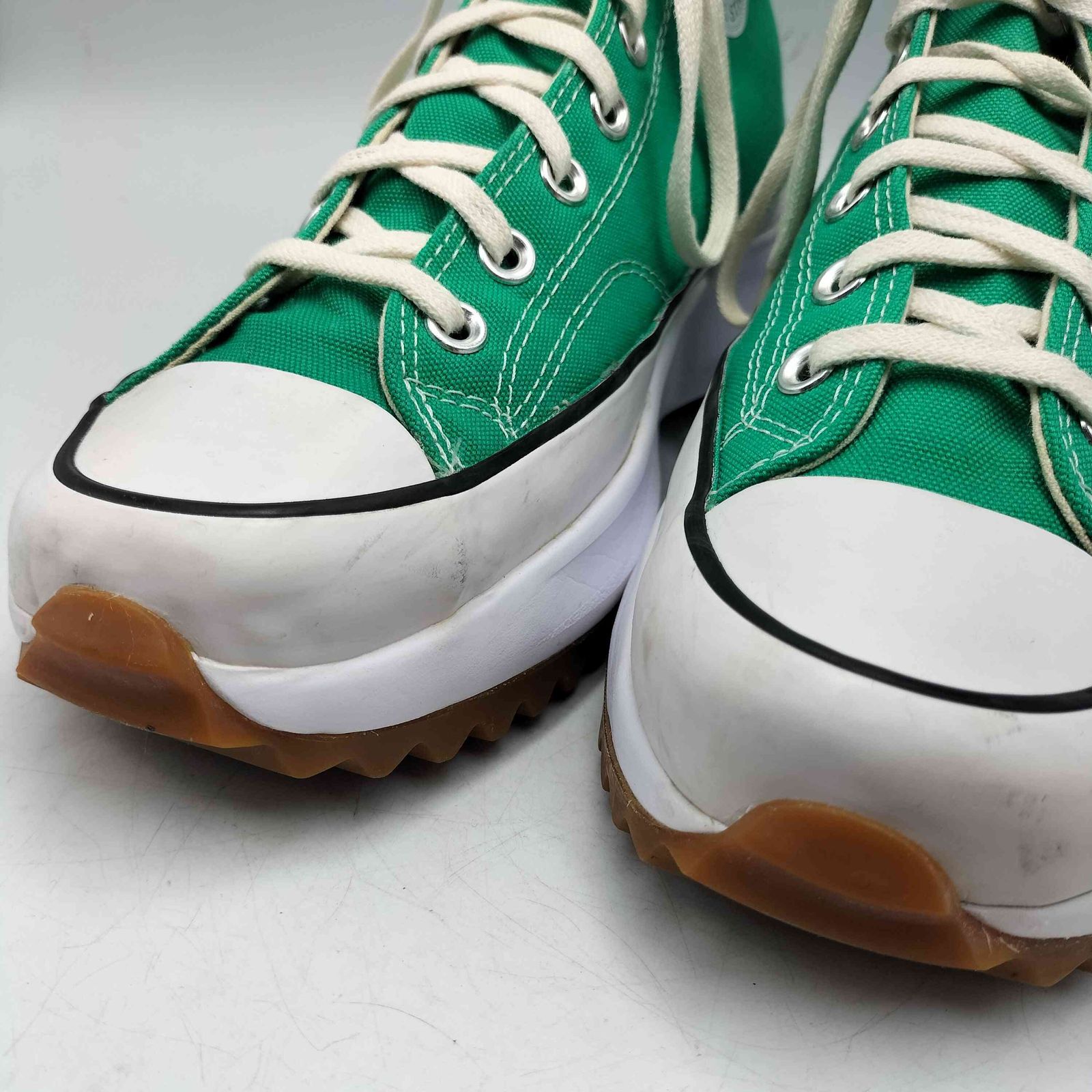 コンバース CONVERSE RUN STAR HIKE COURT GREEN HI CUT ランスター ハイク コート グリーン  ハイカットスニーカー メンズ CONVERSE：9 1/2 - メルカリ