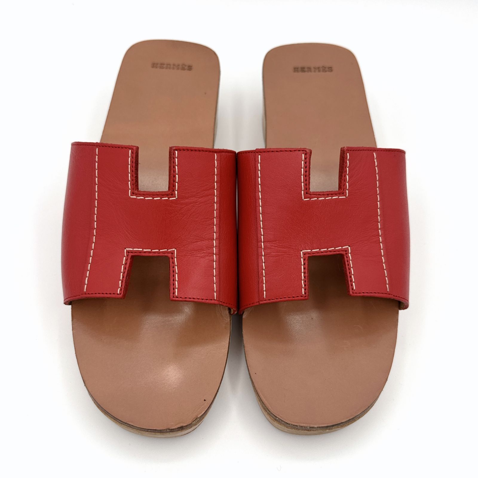 【正規品】エルメスHermès ケプラール　サンダル 37 日本サイズ23.5㎝ HERMES エルメス サンダル ケブラール レザー 37(日本サイズ24cm