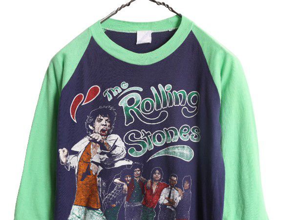 80s ローリングストーンズ　パキ綿　ヴィンテージTシャツ お得なクーポン配布中!】 パキ綿 80s ☆ ローリングストーンズ